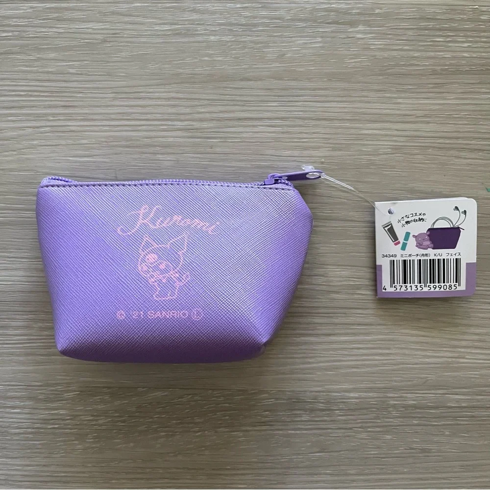 Sanrio Kuromi Faux Leather Coin Pouch Purse NWT